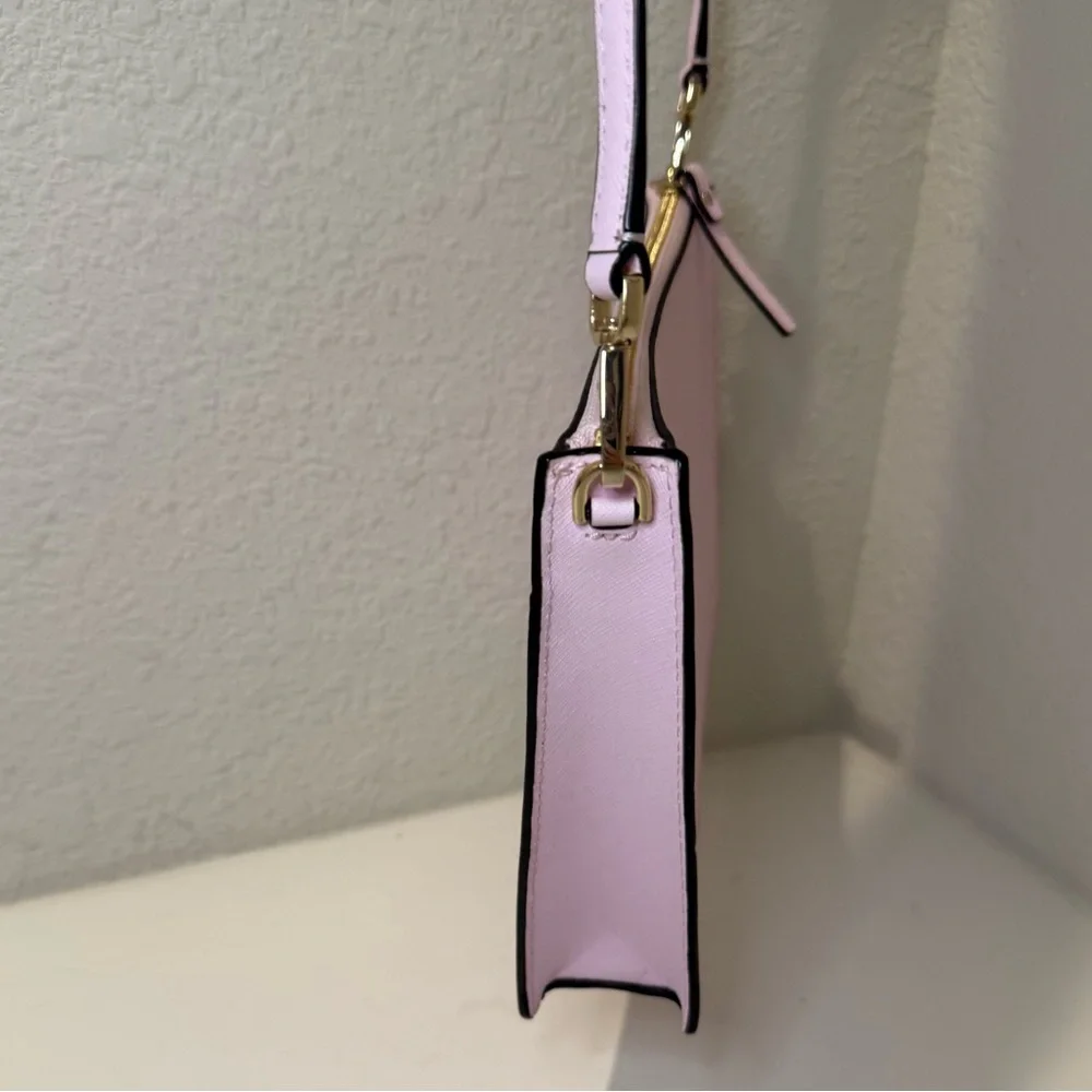 KATE SPADE Cameron Street Clarise Pink Lemonade Crossbody Small Leather Bag